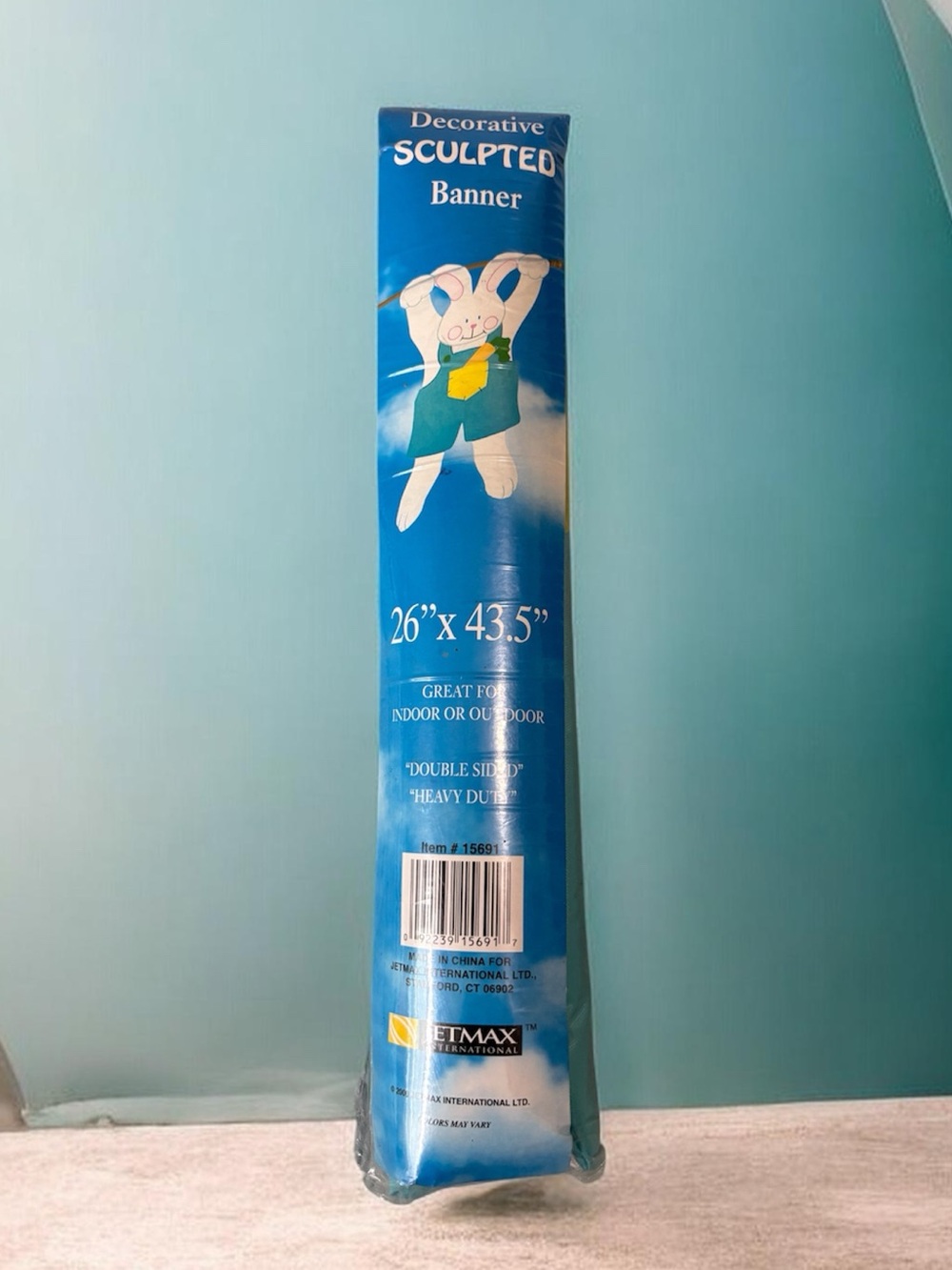 NWT Decorative Sculpted Bunny Banner